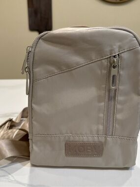 MOBY Beige Men's Crossbody Belt Bag